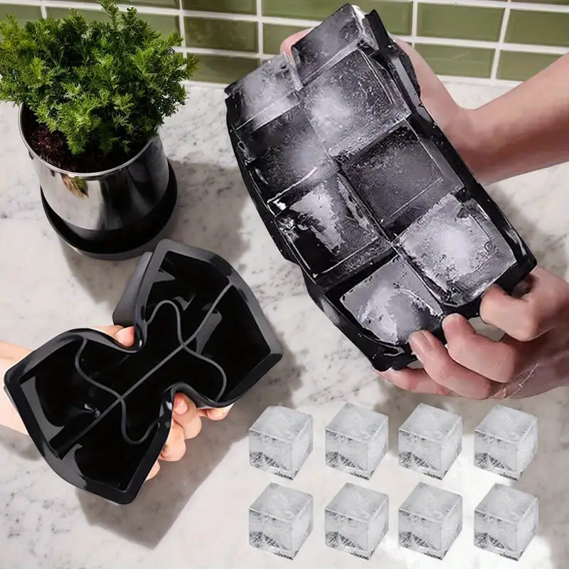 Silikonová forma na led   –  kostkty ledu do drinků, koktejlů a whisky