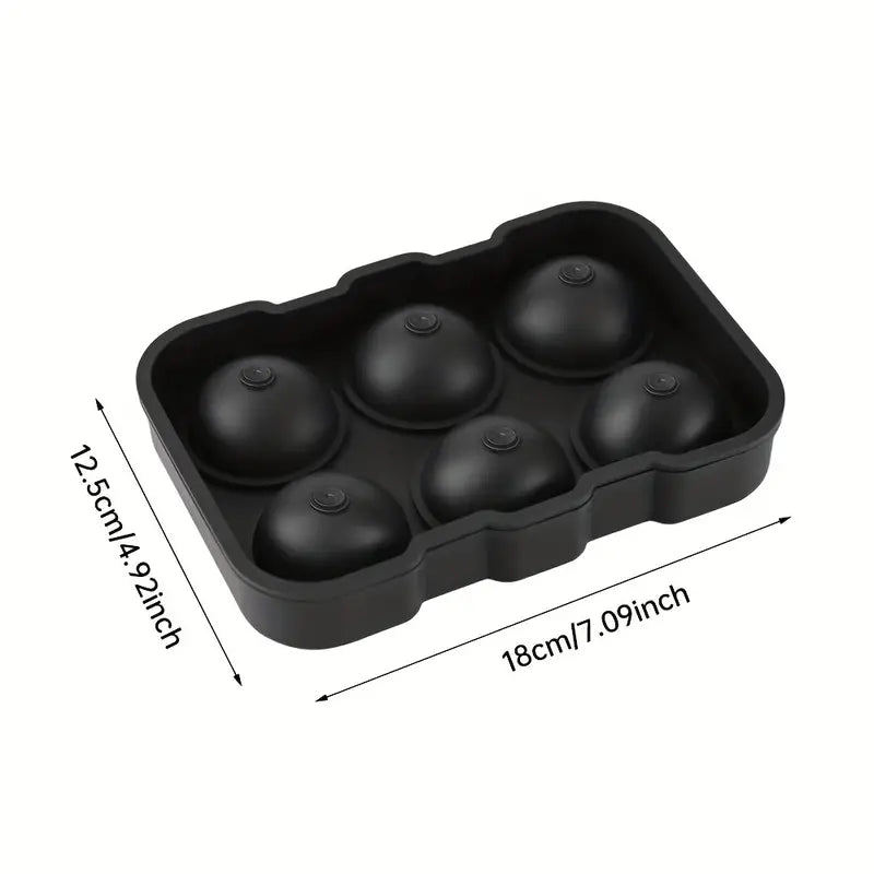 Silikonová forma na led   –  ledové koule do drinků, koktejlů a whisky