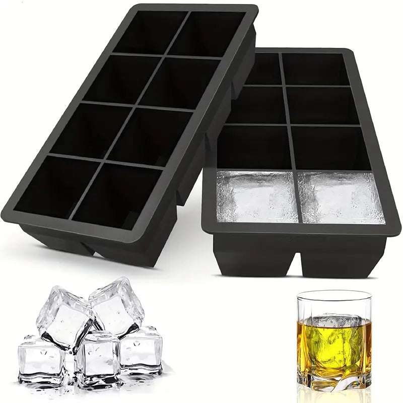 Silikonová forma na led   –  kostkty ledu do drinků, koktejlů a whisky