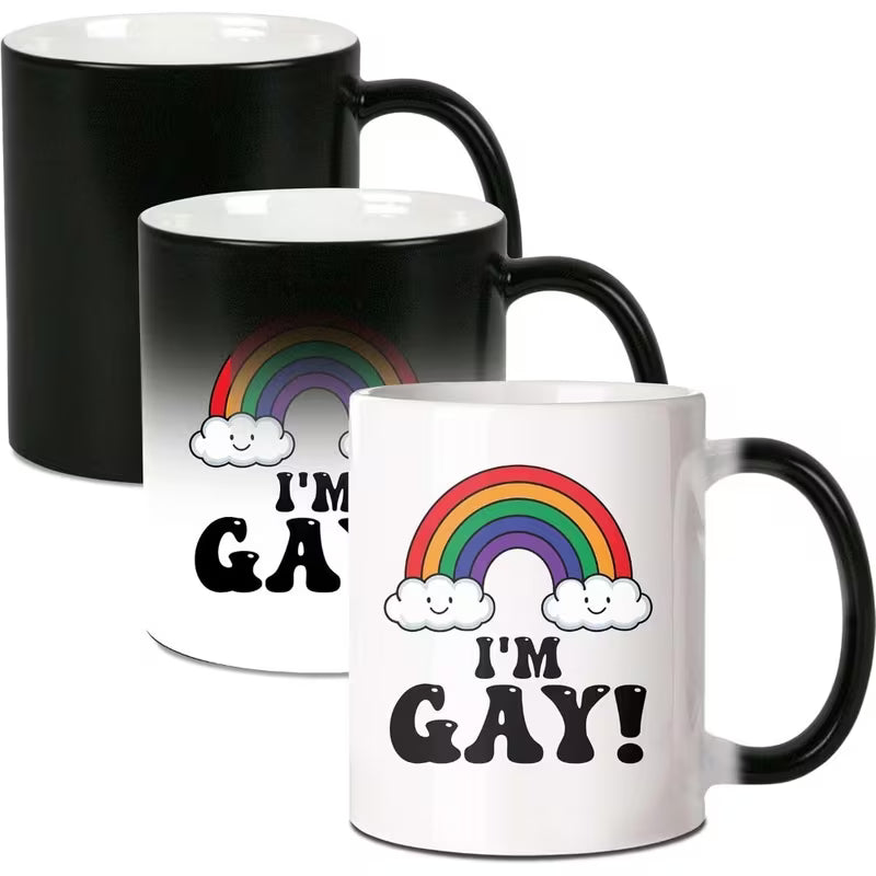 Citlivý hrnek na teplo s měnícím se obrázkem