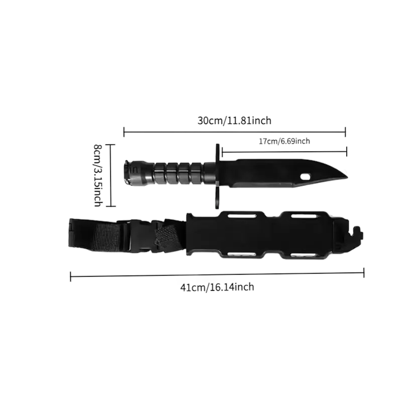 Žertovný gumový nůž