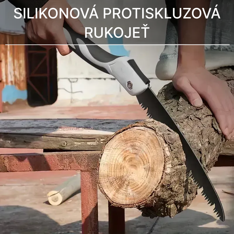 Skládací ruční pila na dřevo