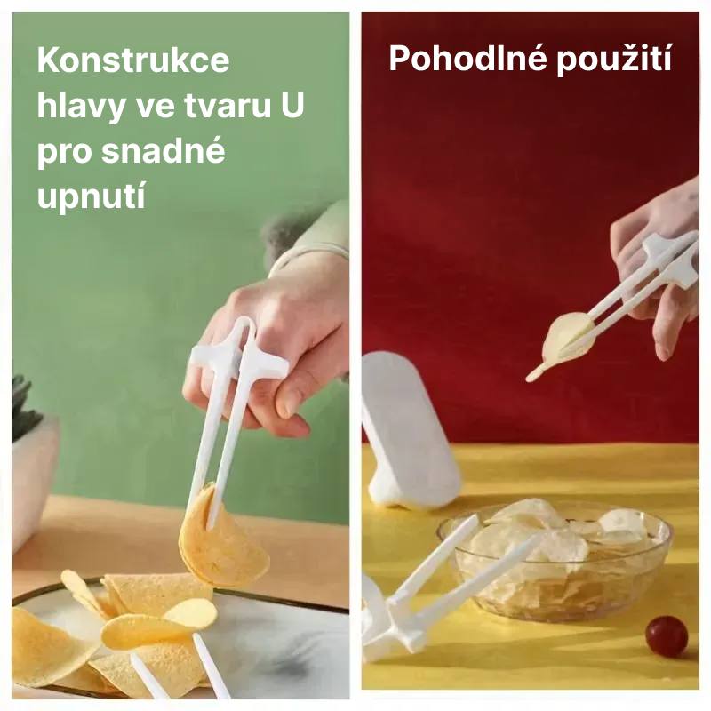 Hůlky na snacky bez špinění rukou